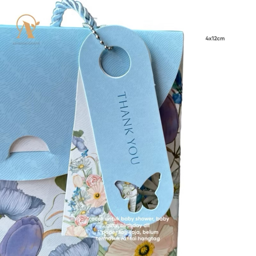 

Hangtag / Paper tag - FLOWER SHOWER