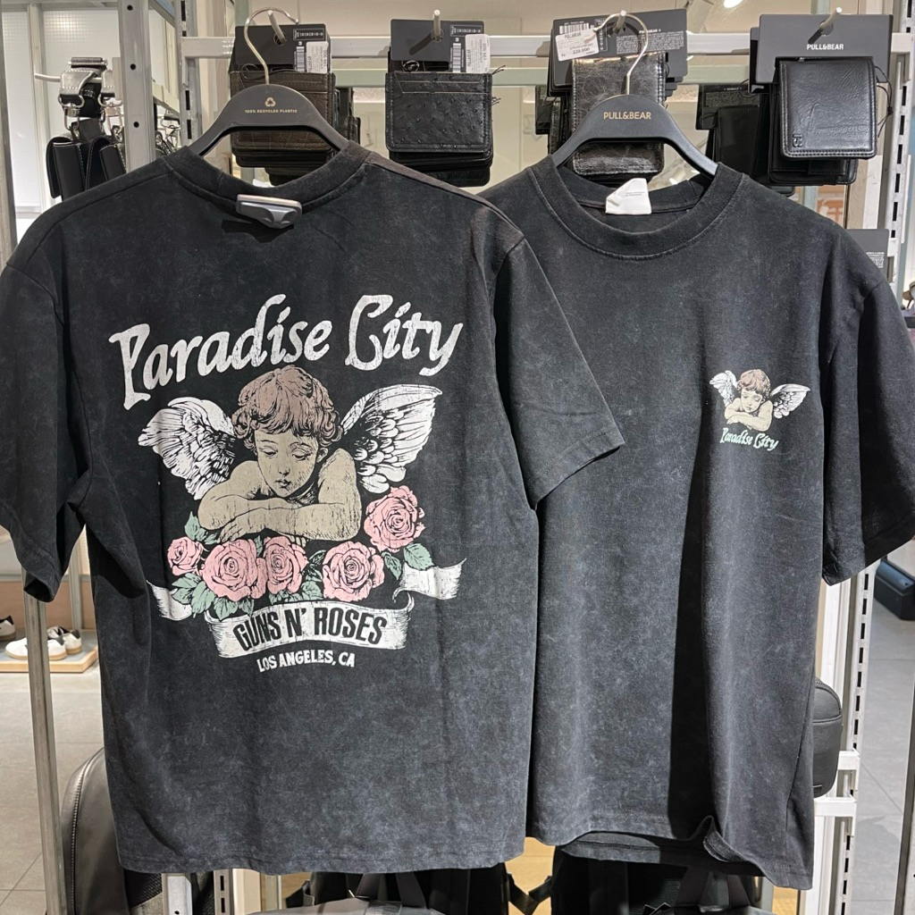 Kaus T-shirt Guns N Roses PULL&BEAR MEN Jastip (jasa titip)