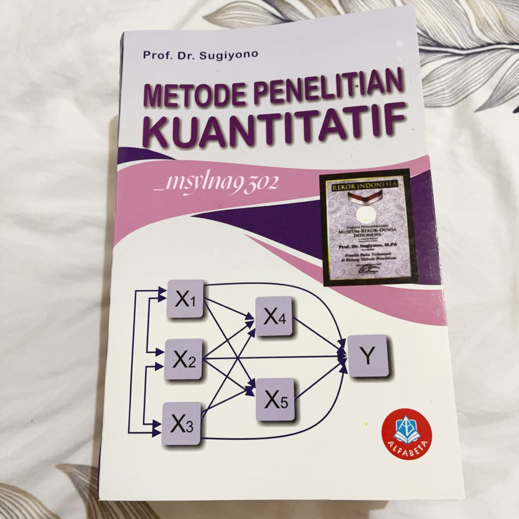 BUKU METODE PENELITIAN KUANTITATIF DR. SUGIYONO 2019