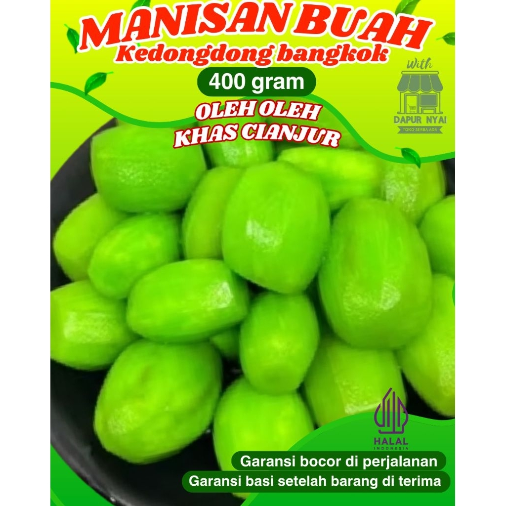 

400GR MANISAN BUAH CIANJUR ASINAN RUJAK BUAH KEDONGDONG BANGKOK TANPA BIJI MANIS ASAM PEDAS SEGAR