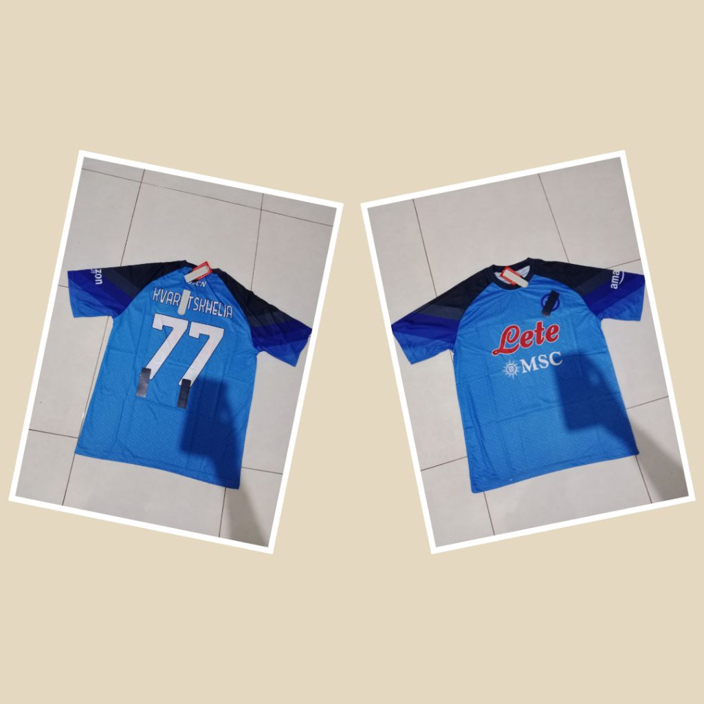 jersey lokal napoli biru liga italia