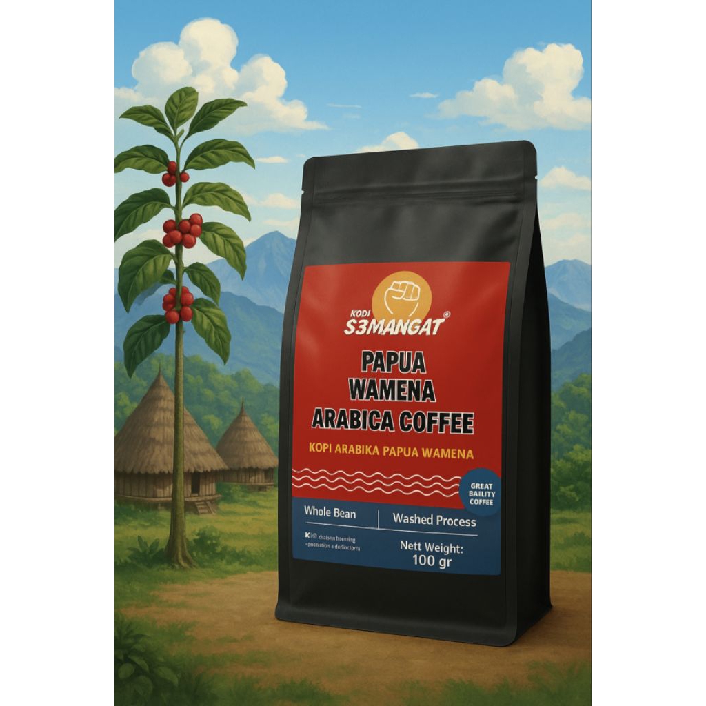 

Kopi Arabika Papua Wamena 250gram