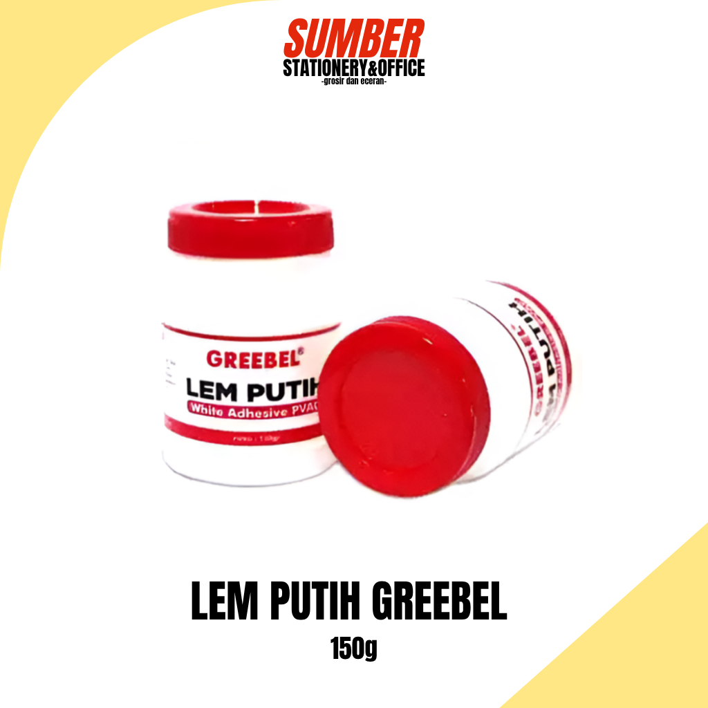 

Lem Putih Greebel 150 Gram [1 Botol] (G-LP)