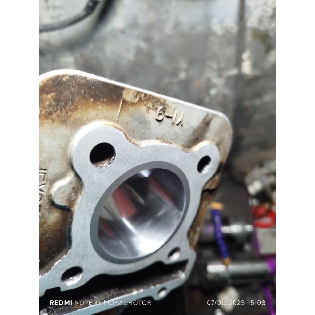 block Mio j bore up 150cc liner luar 65 sudah las pinggirana block