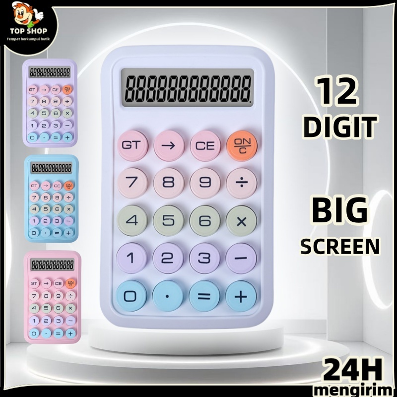 

Permen Pelangi Kalkulator Desktop Meja Kantor / Calculator / kalkulator akuntansi