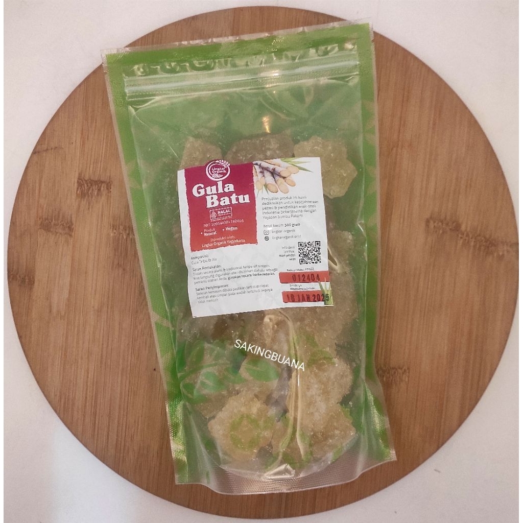 

Lingkar Organik Gula Batu 500gr