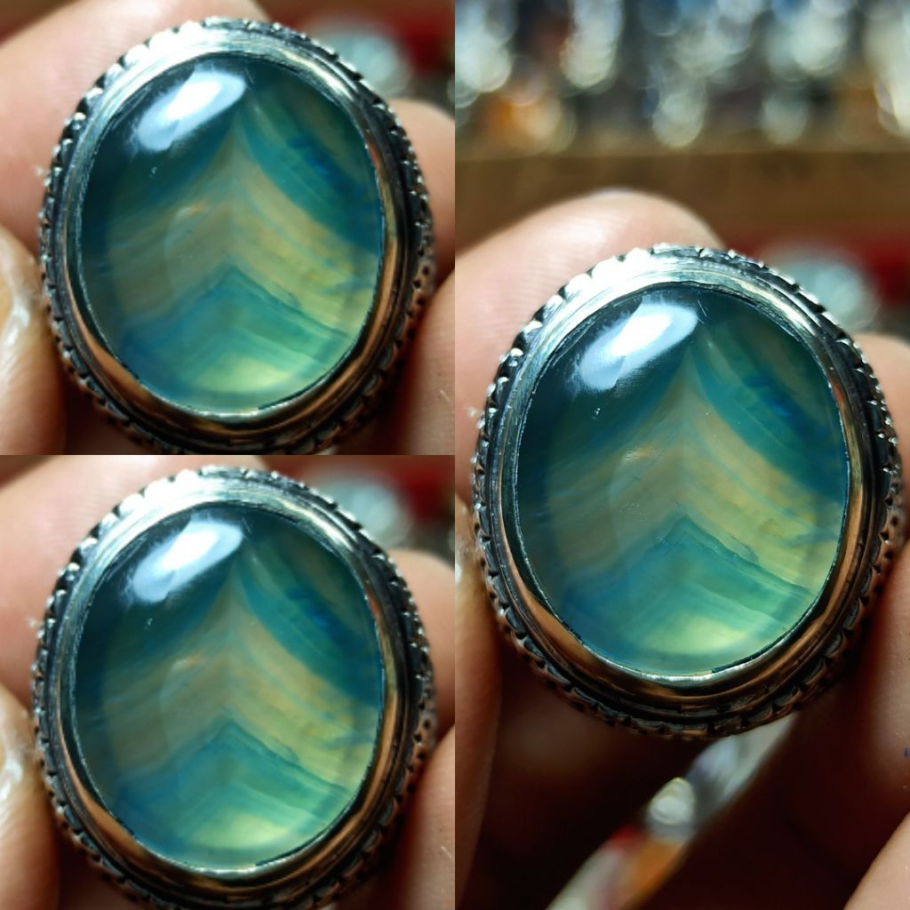 batu akik junder biru