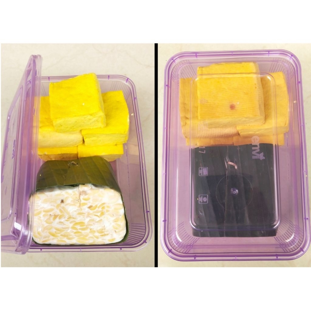 

Tahu bandung 5pcs+Tempe pulen 20g Fresh tanpa bahan pengawet.