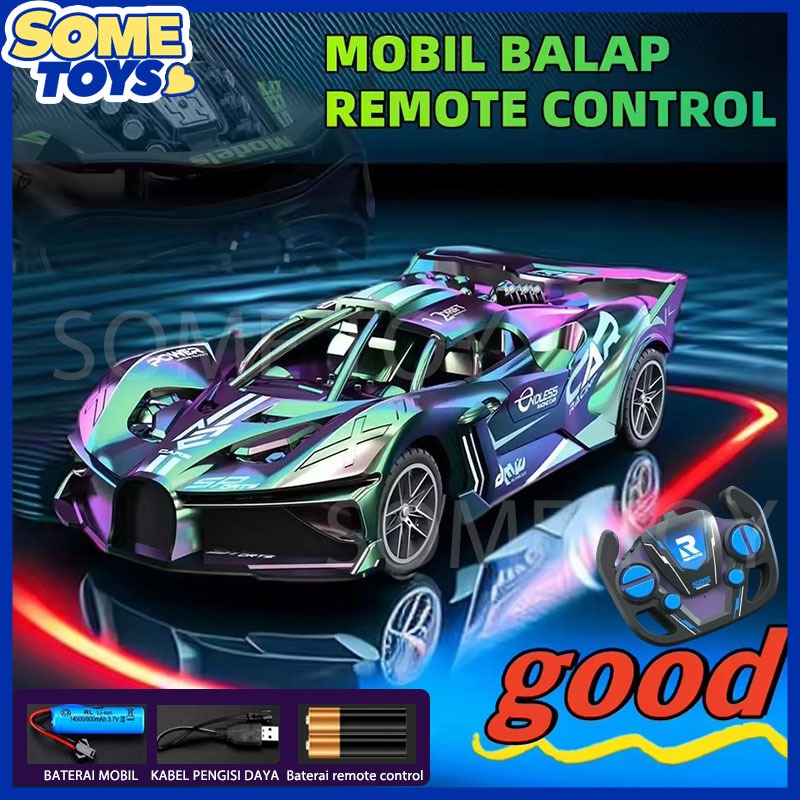 SOME TOY  Remote RC /Mobil Remote Control 1:18 2WD Kecepatan Tinggi Mobil Remote Control kencang CAS