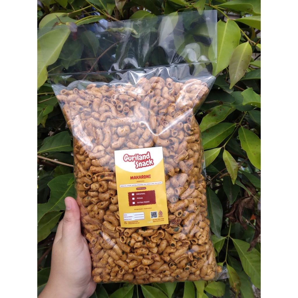

Snack Makaroni Bantet 1kg | Kriuk Gurih, Camilan Rumahan Kiloan - Guriland