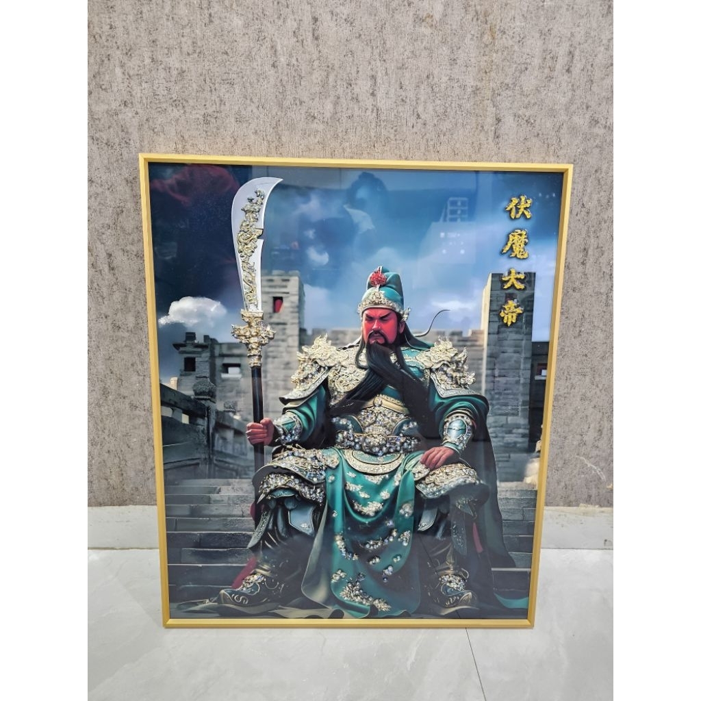 kwan kong lukisan porcelain diamond 5d