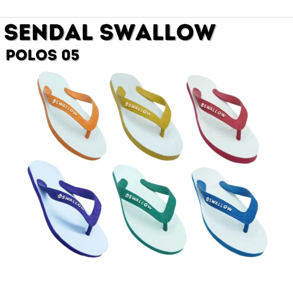Sendal Jepit Swallow Polos Original