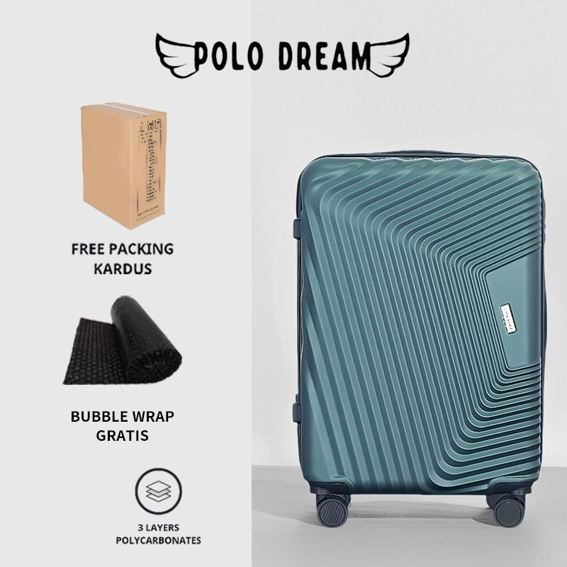 [POLO DERAM] Koper 20 Inch Original Polo Cabin Size Koper Fiber Koper Import