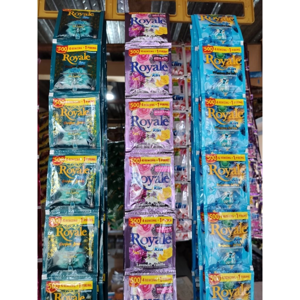 So Klin Royale Pewangi Pakaian 1renceng isi 12sachet