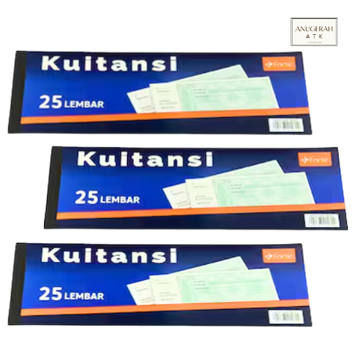

Buku Kuitansi Forte Ukuran Besar 25 Sheet