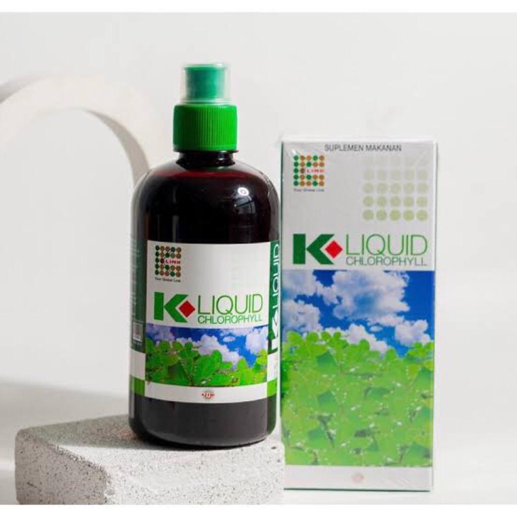 

K-link Chlorophyll_ Minuman Kesehatan mengandung sari Chlorophyll ( zat hijau daun )