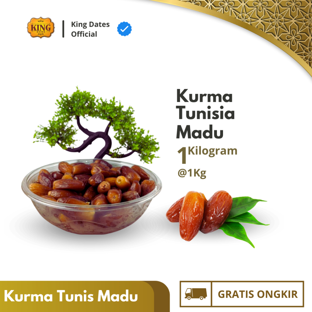 

Kurma Tunis Madu Tuperware Kemasan 1kg
