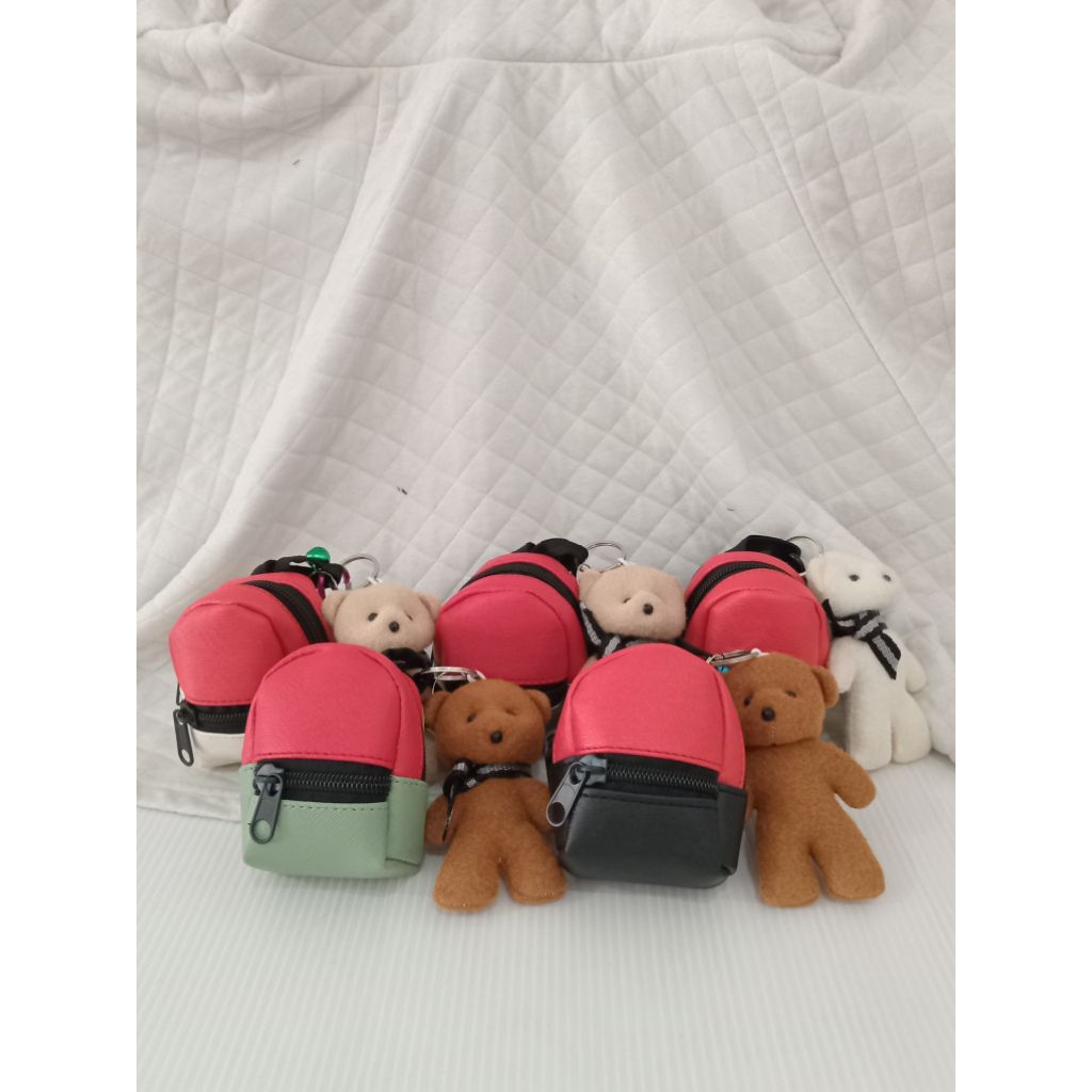 DOMPET KOIN/ DOMPET MINI GANTUNGAN TAS/ RANSEL TEDDY BEAR
