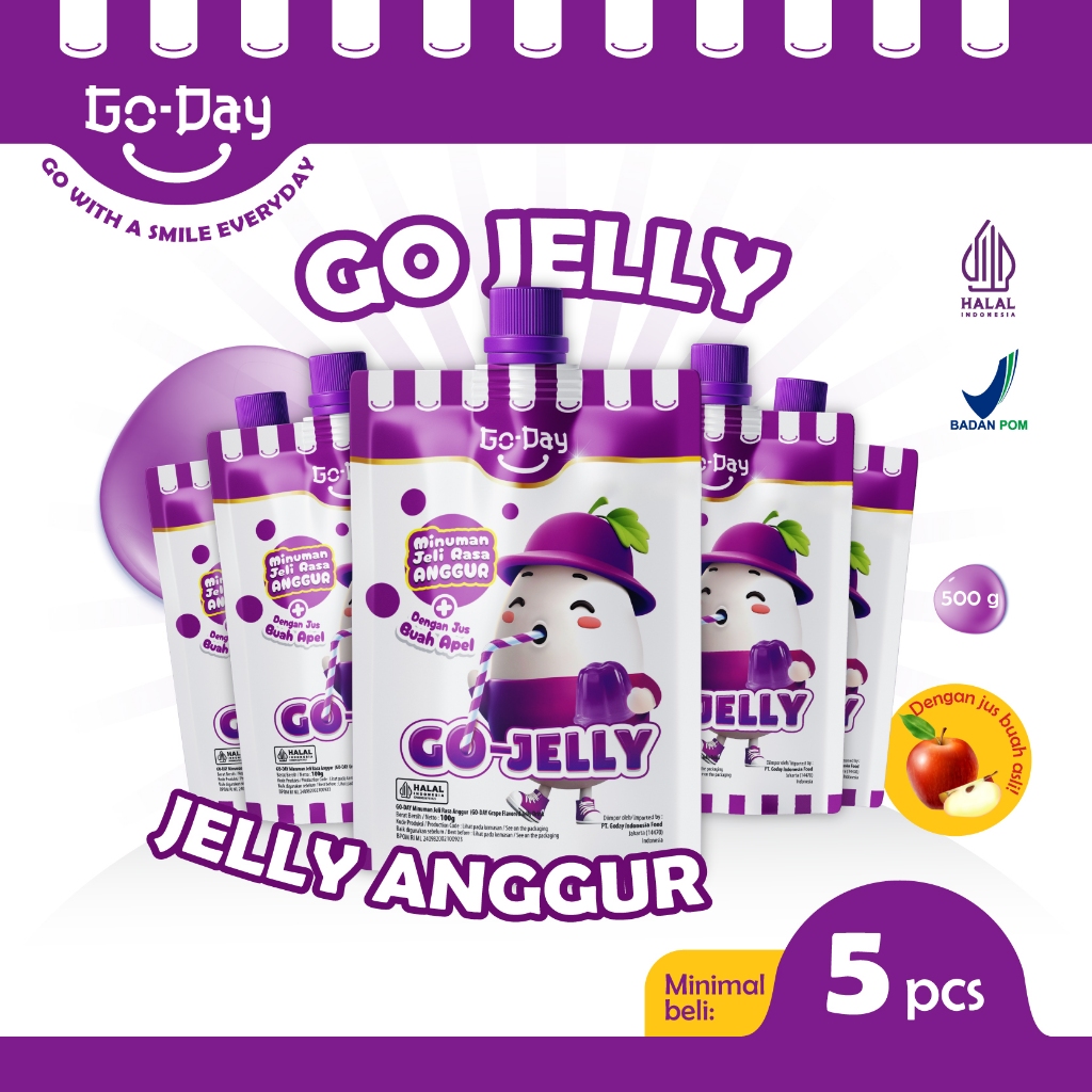 

GoDay Minuman Jeli Rasa Anggur Minimal 5 Pcs