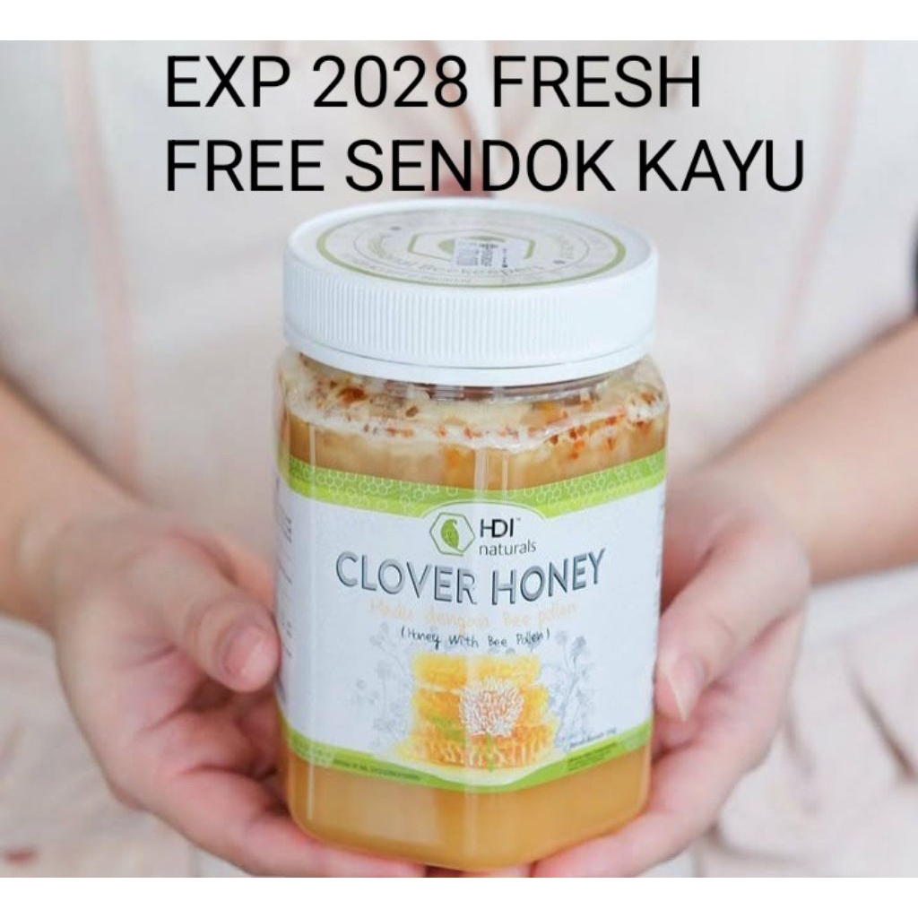 

madu clover honey 1kg exp 2028 ori free sendok kayu