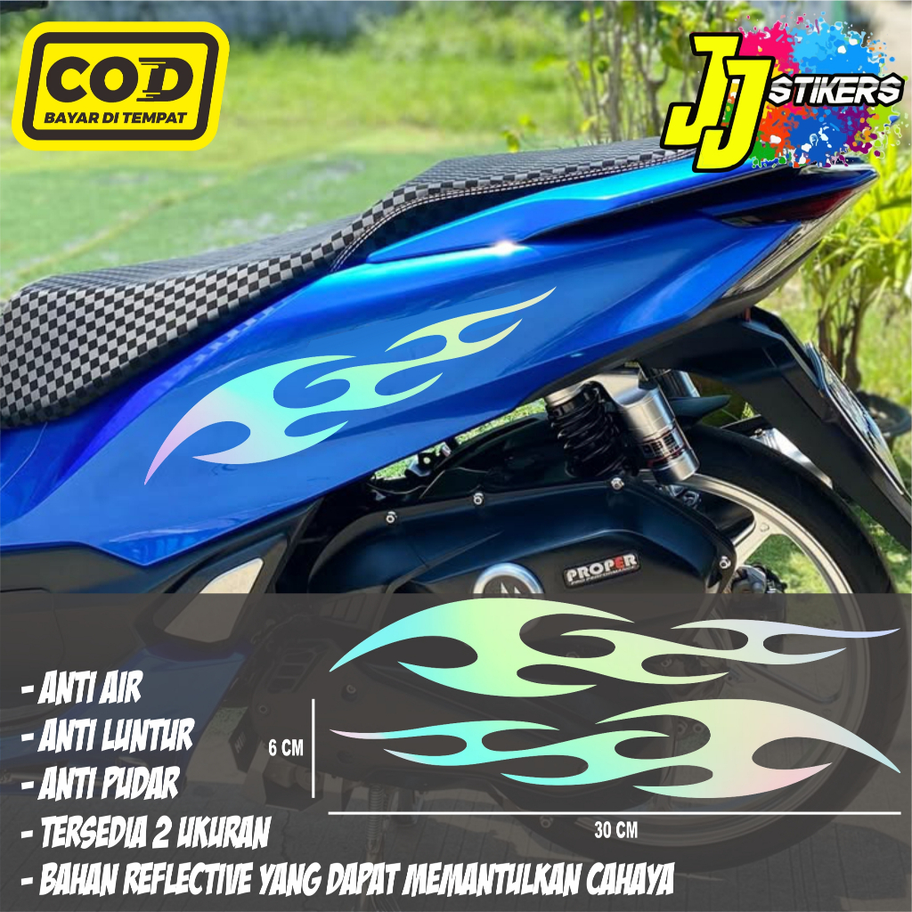 

Sticker Tribal Api Stiker Cutting Strip api 2 pcs