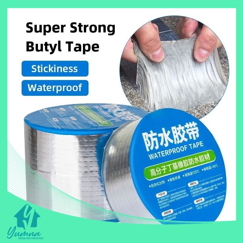 ALUMUNIUM TAPE  / LAKBAN WATERPROOF ANTI BOCOR TAPE PASTE SUPER LENGKET