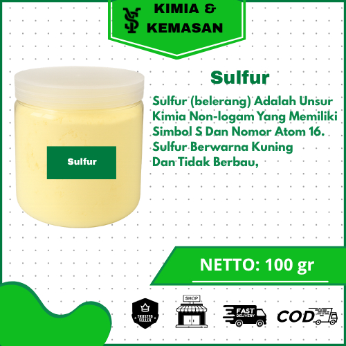 

Sulfur 100gr / Belerang Bubuk / Sulphur