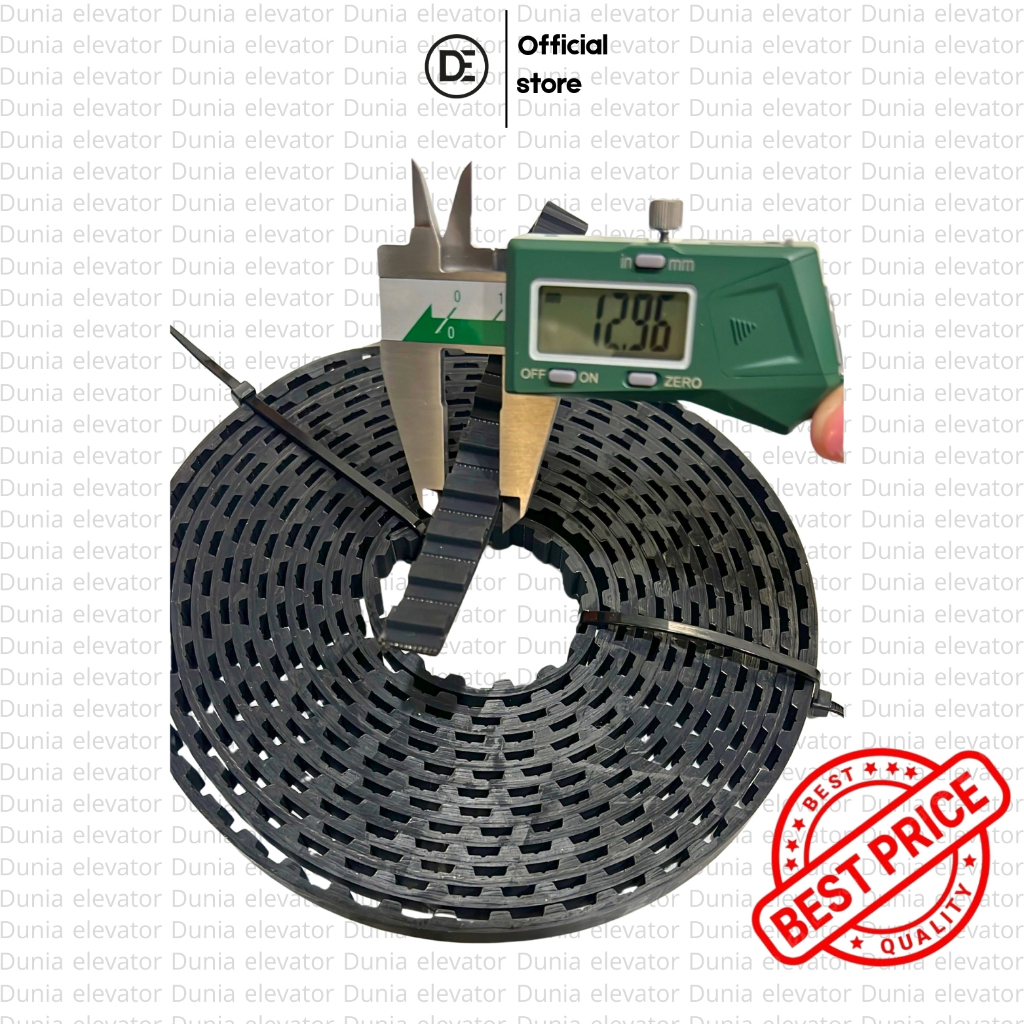 V-Belt Door Motor Sigma Elevator (Pitch 12.5mm, Width 12.25mm)