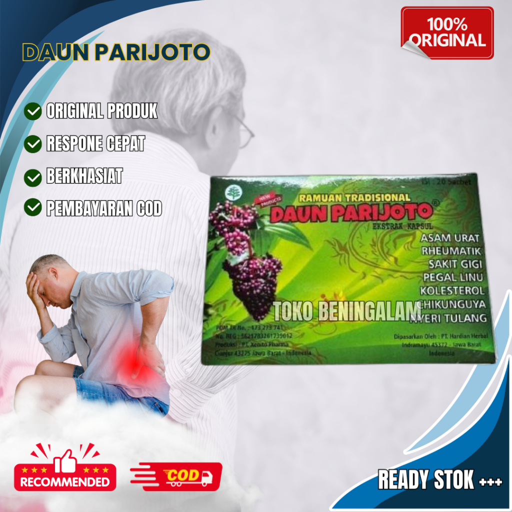 

Kapsul Daun Parijoto Original 100%