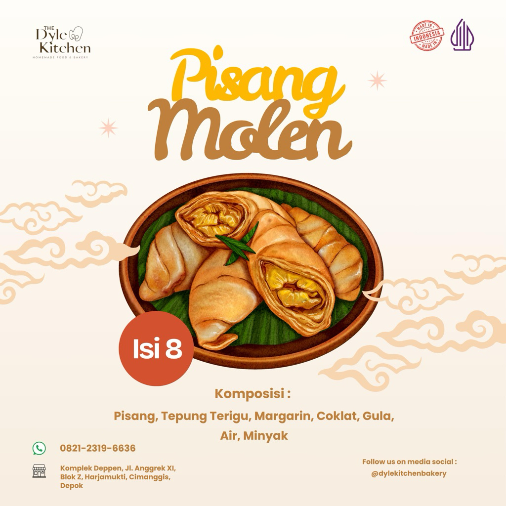 

PISANG MOLEN COKLAT HOMEMADE