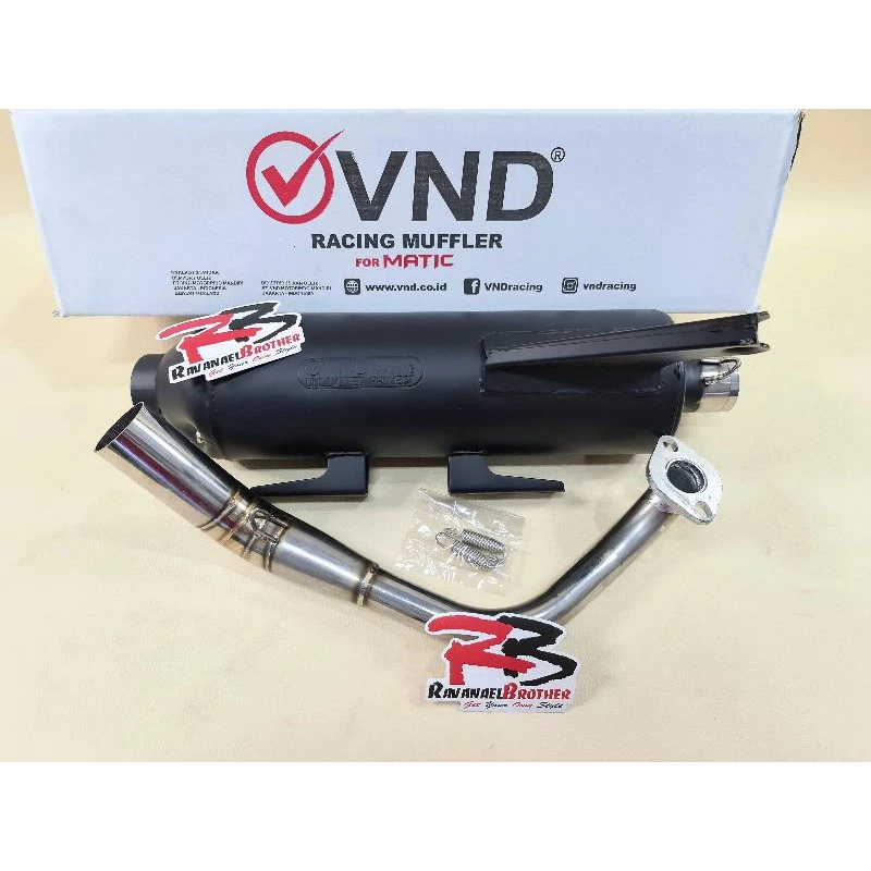 Knalpot Muffler Tsukigi VND Standar Racing Beat Scoopy Karbu dan Fi