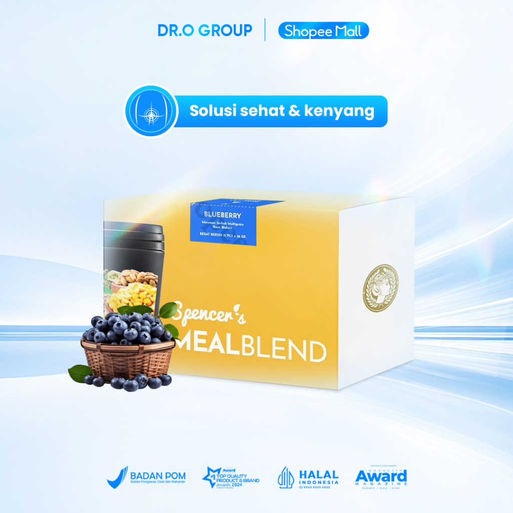 

Spencer's MealBlend (1 Box Blueberry) - Minuman Sehat Langsing & Berenergi