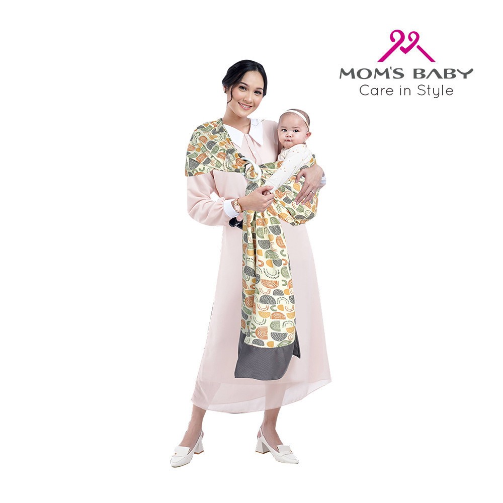 Gendongan Samping Bayi Multifungsi Wilona Series Moms Baby / Gendongan Bayi Samping