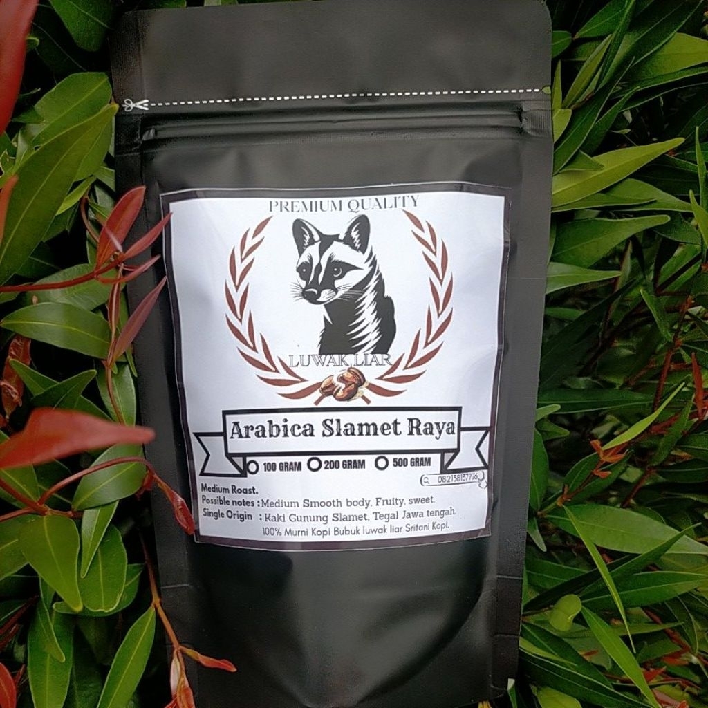 

Kopi Bubuk Arabica Luwak Liar Slamet Raya