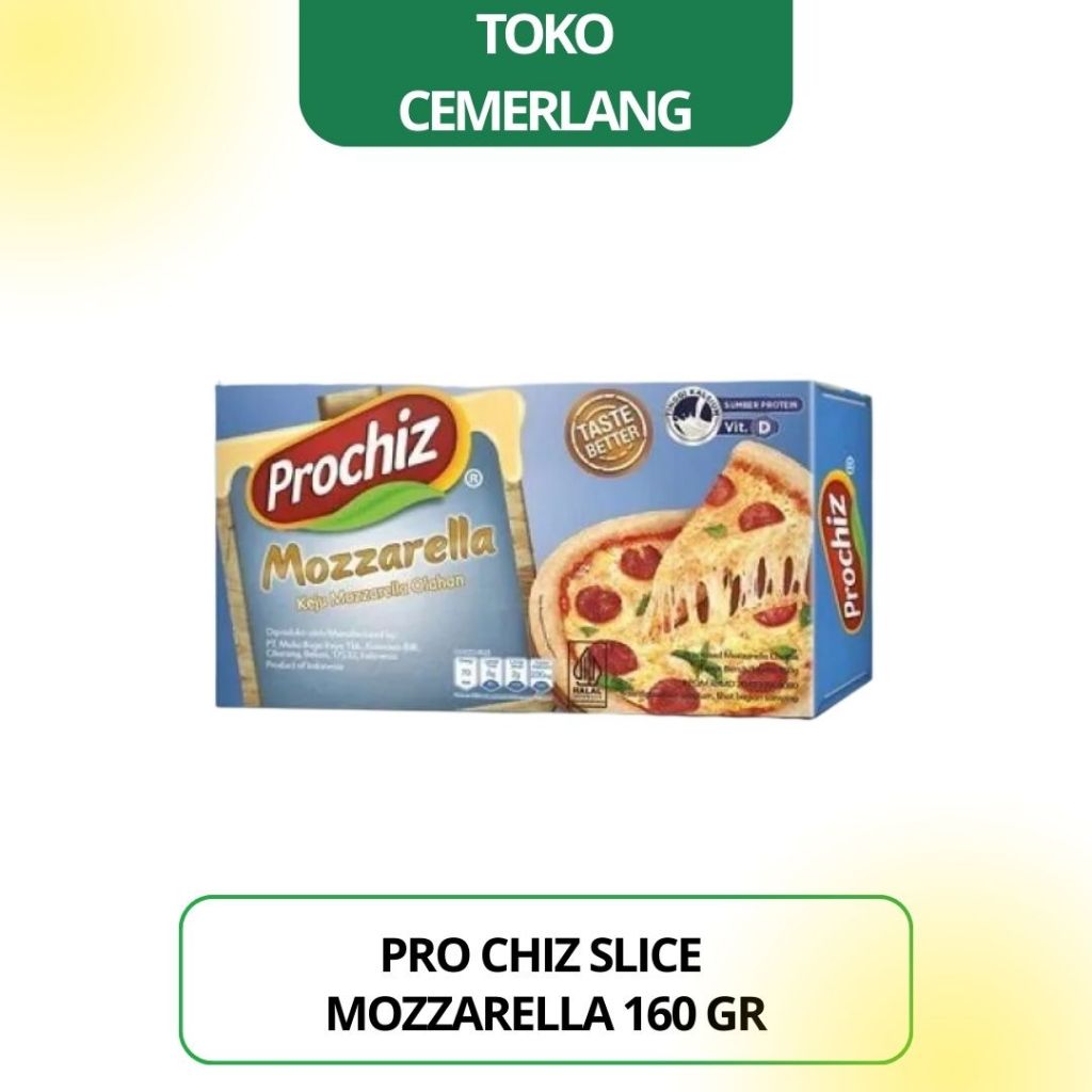 

Keju Pro Chiz Slice Mozzarella 160 gr