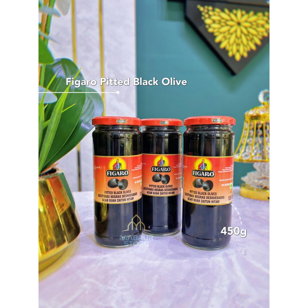 

Figaro pitted Black and Green olives