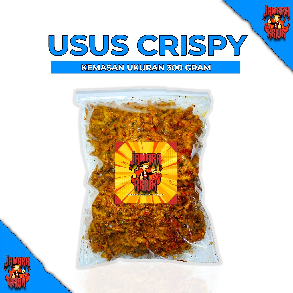 

JAWARAKRIUK - Usus 300 Gram Original Pedas Daun Jeruk Cemilan Kripsus Bumbu Melimpah