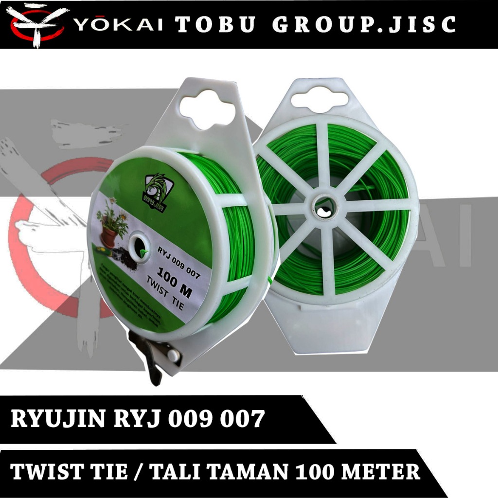 Tali Ikat Tanaman Modern Tali Kawat berlapis Plastik tali ikat kabel panjang 100 meter