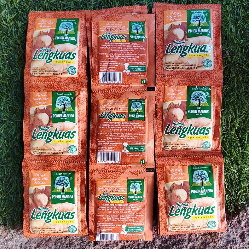 

Lengkuas Bubuk Isinya 72 Sachet Bumbu Dapur Murah