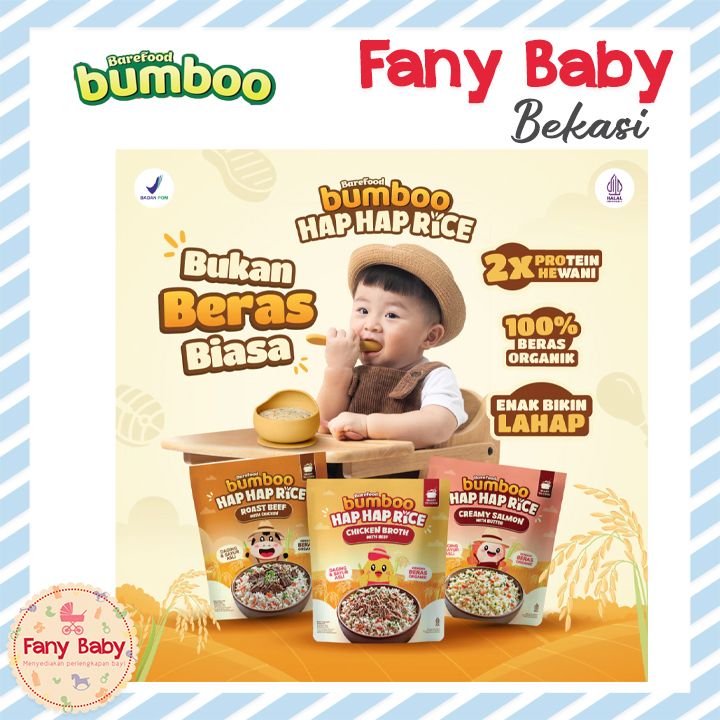 

BUMBOO HAP HAP RICE - 100% BERAS ORGANIK | DOUBLE PROTEIN HEWANI - BAHAN ALAMI - TANPA PENGAWET