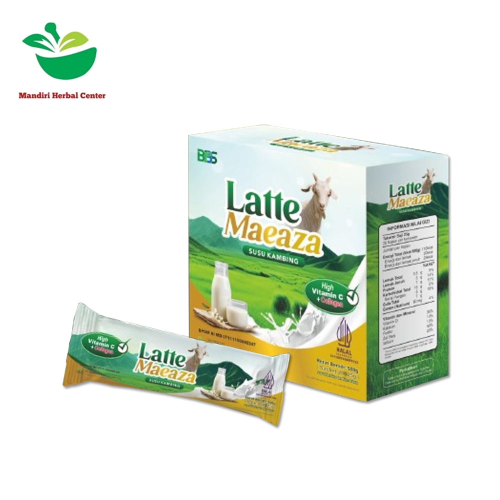 

Latte Maeaza Susu Instan 10 sachet - Susu Kambing Bubuk Kaya Nutrisi & Kolagen