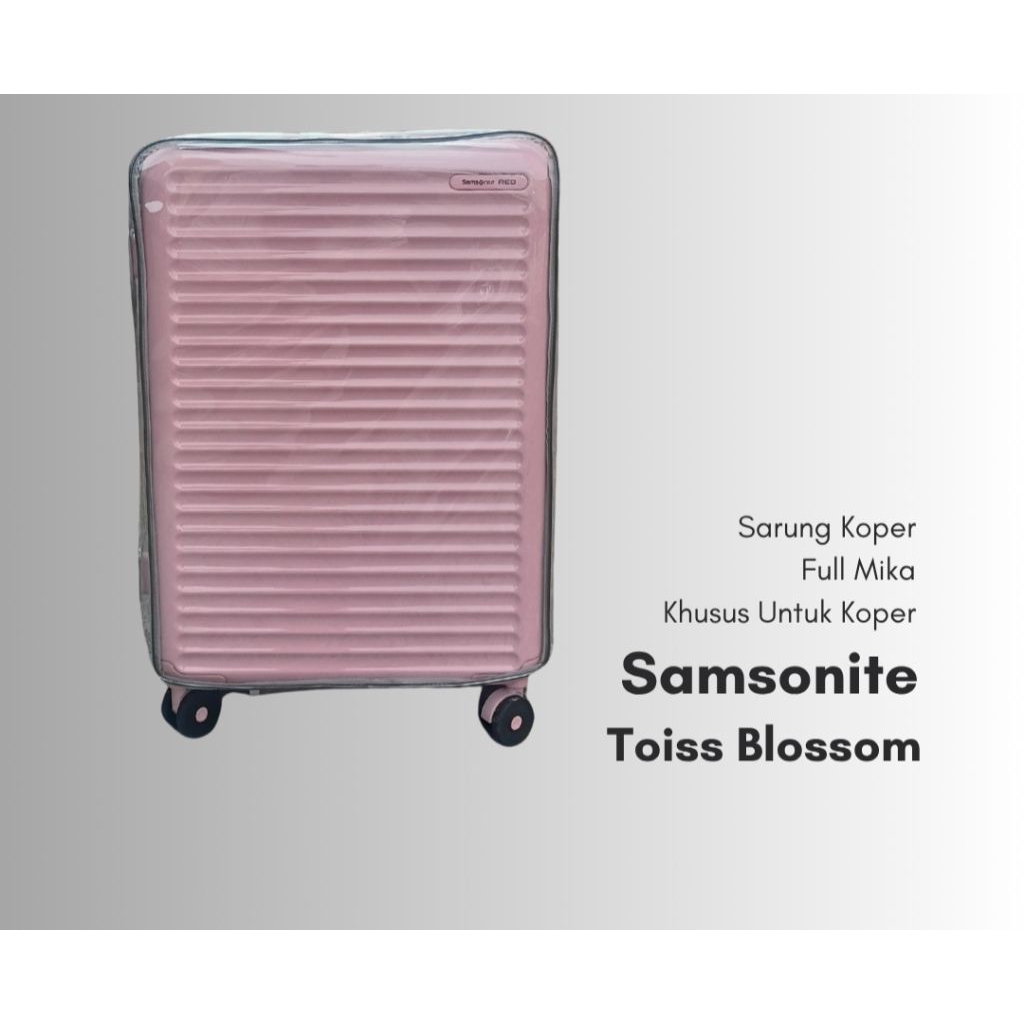 Sarung koper Luggage Cover Fullmika spiral Samsonite BTS tersedia