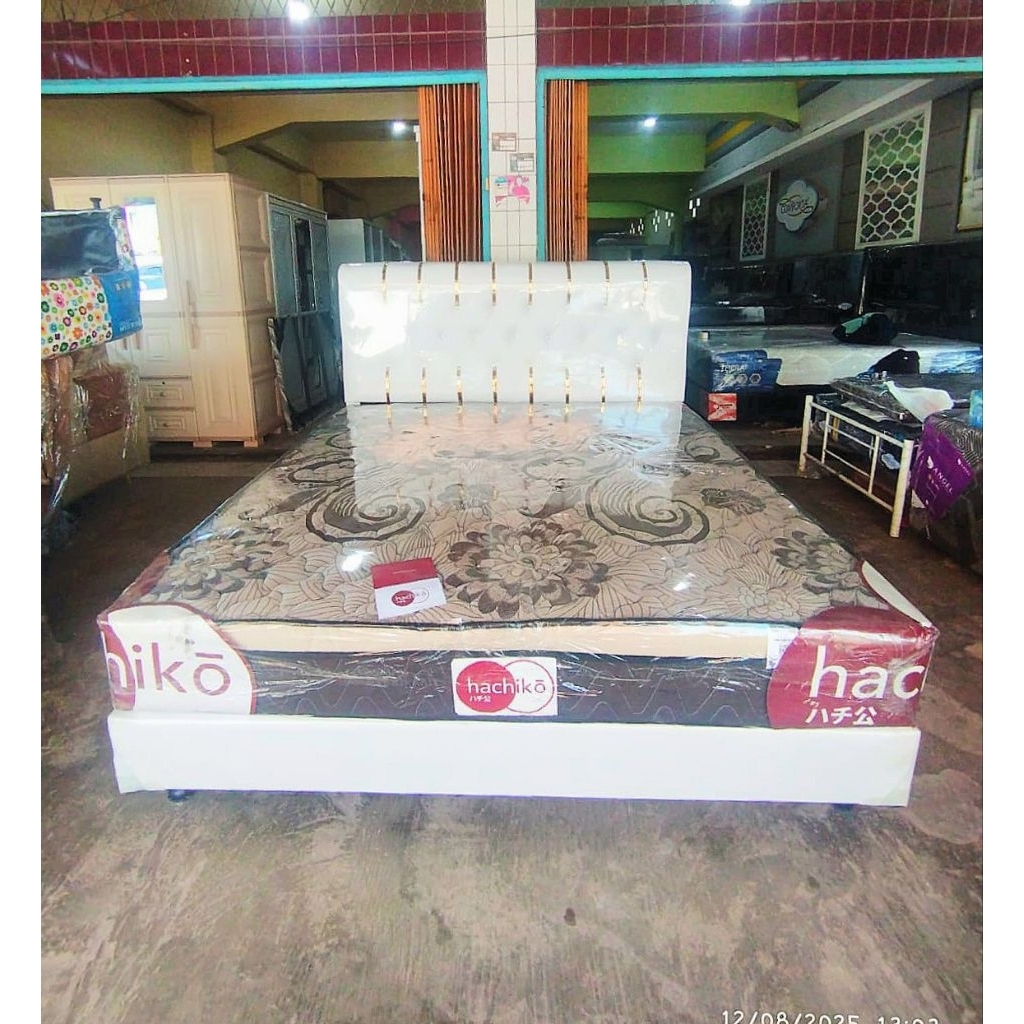 springbed kasur bed plushtop hachiko haciko no 1 180x200 / no 2 160x200