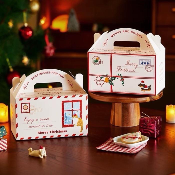 

Kotak Natal K2583 dus| Santa Christmas Box muat 2 toples| K25