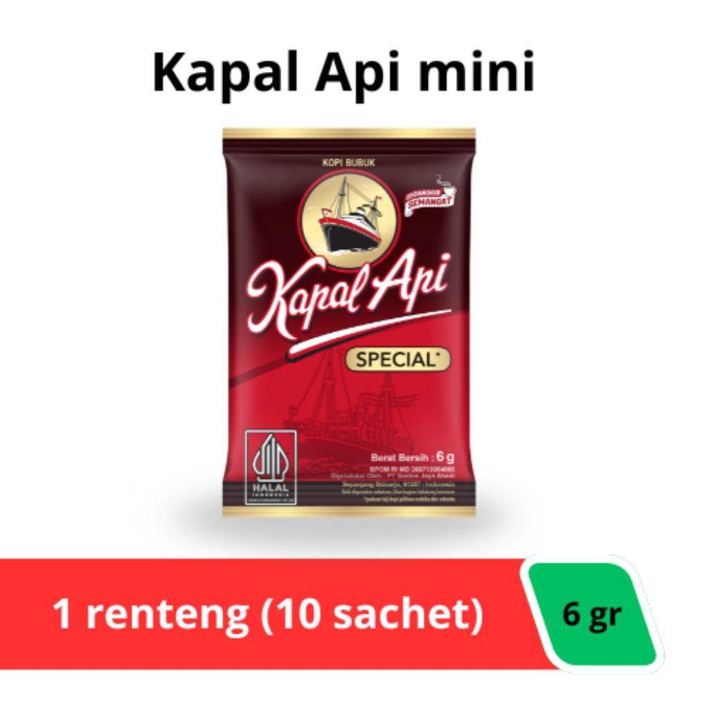 

Promo harga grosir kopi kapal api 1 renteng isi 10pcs 6g