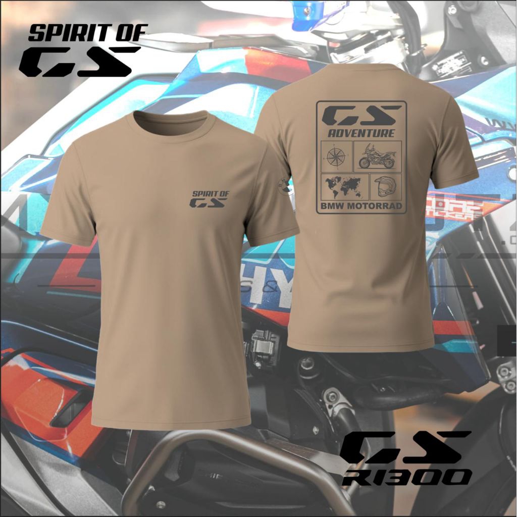 T-shirt  motor BMW GS - kaos BMW GS TROPHY