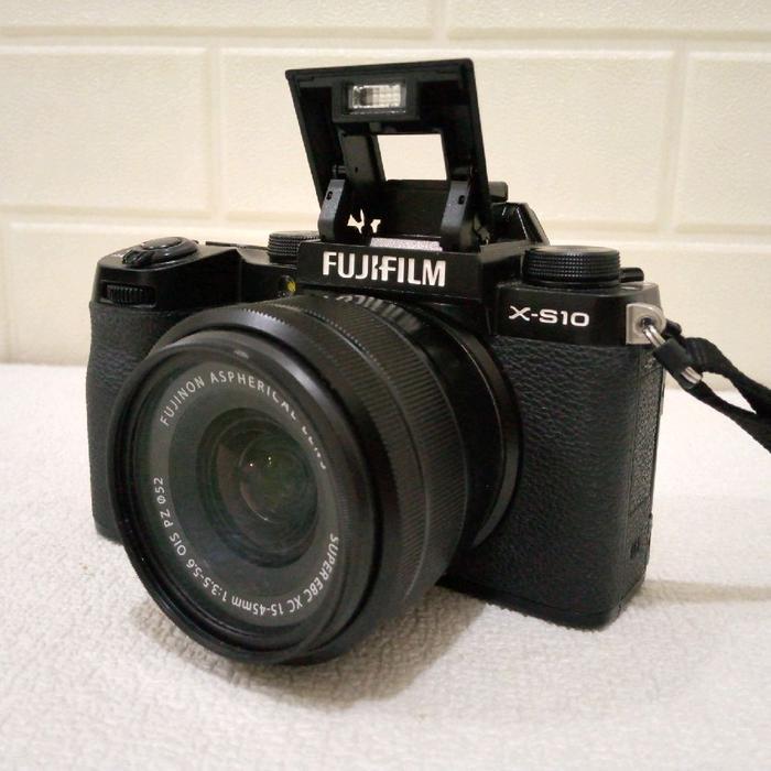 Fujifilm x -s10 lensa 15-45mm kamera mirrolles second Camera Mirrorless