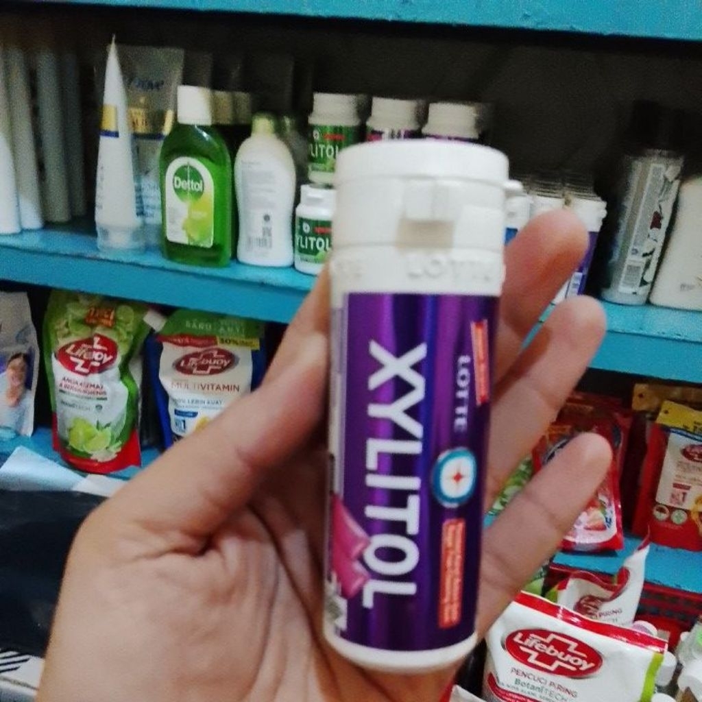 

Lotte Xylitol Permen Karet Rasa Blueberry Mint