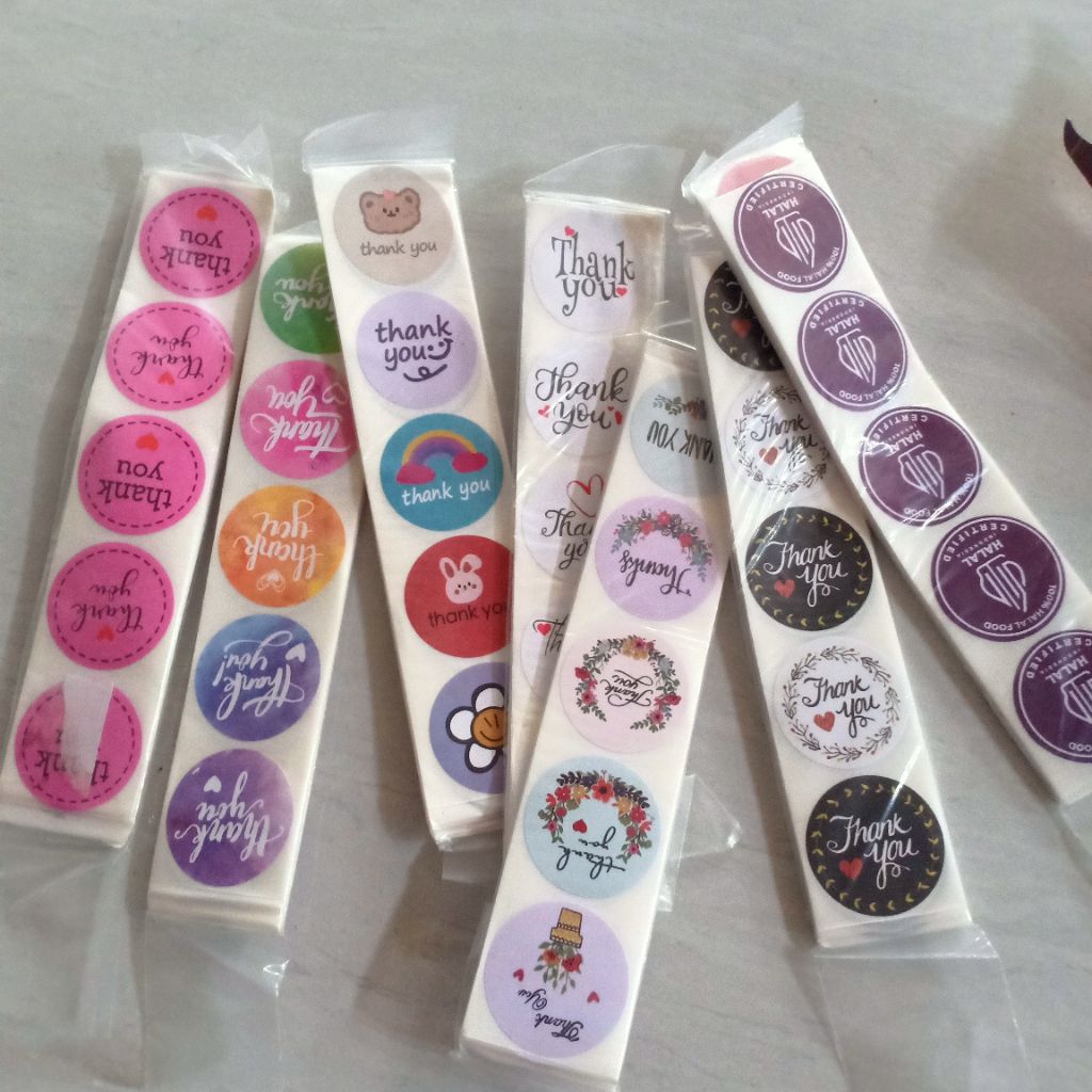 

100 Pcs Stiker Untuk Es Mambo