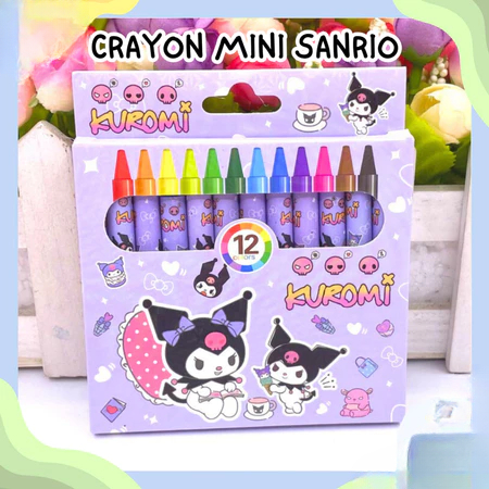 

Crayon Kecil Oil Pastel Melody Kuromi Lucu Unik Imut